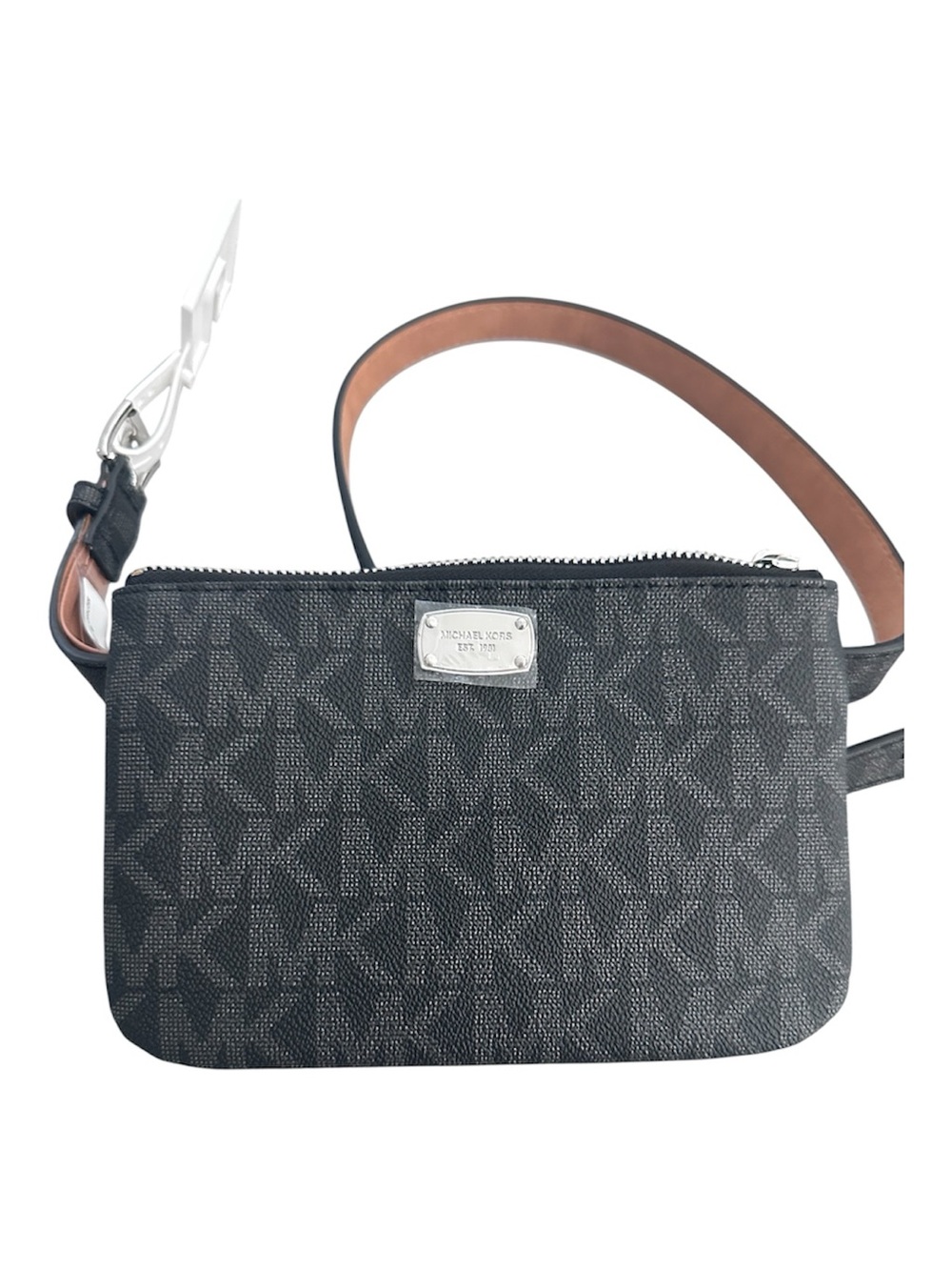 Michael Kors Black Monogram Belt Bag